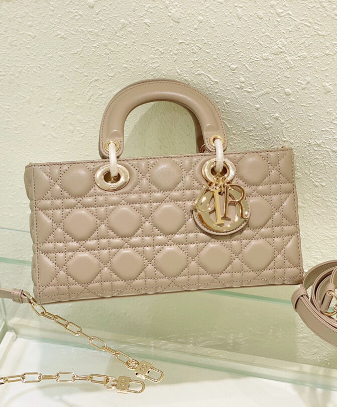 Christian Dior Lady D-Joy Bag Apricot
