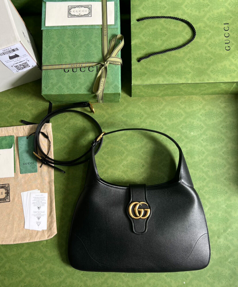 Gucci Aphrodite Medium Shoulder Bag 726274 Black