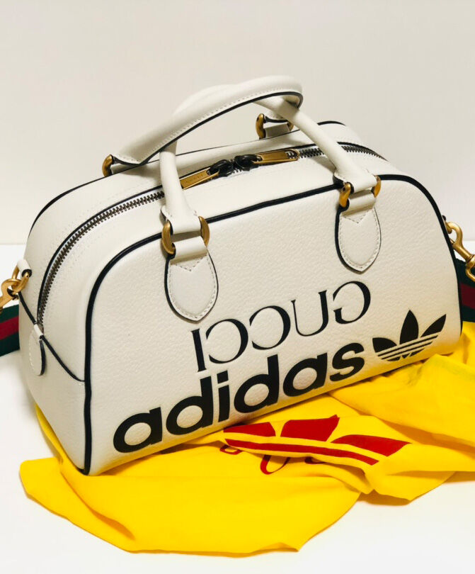 Gucci x adidas Mini Duffle Bag 702397 Cream