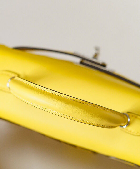 Hermes Kelly Picnic Mini Osier / Swift Vert Verone Yellow