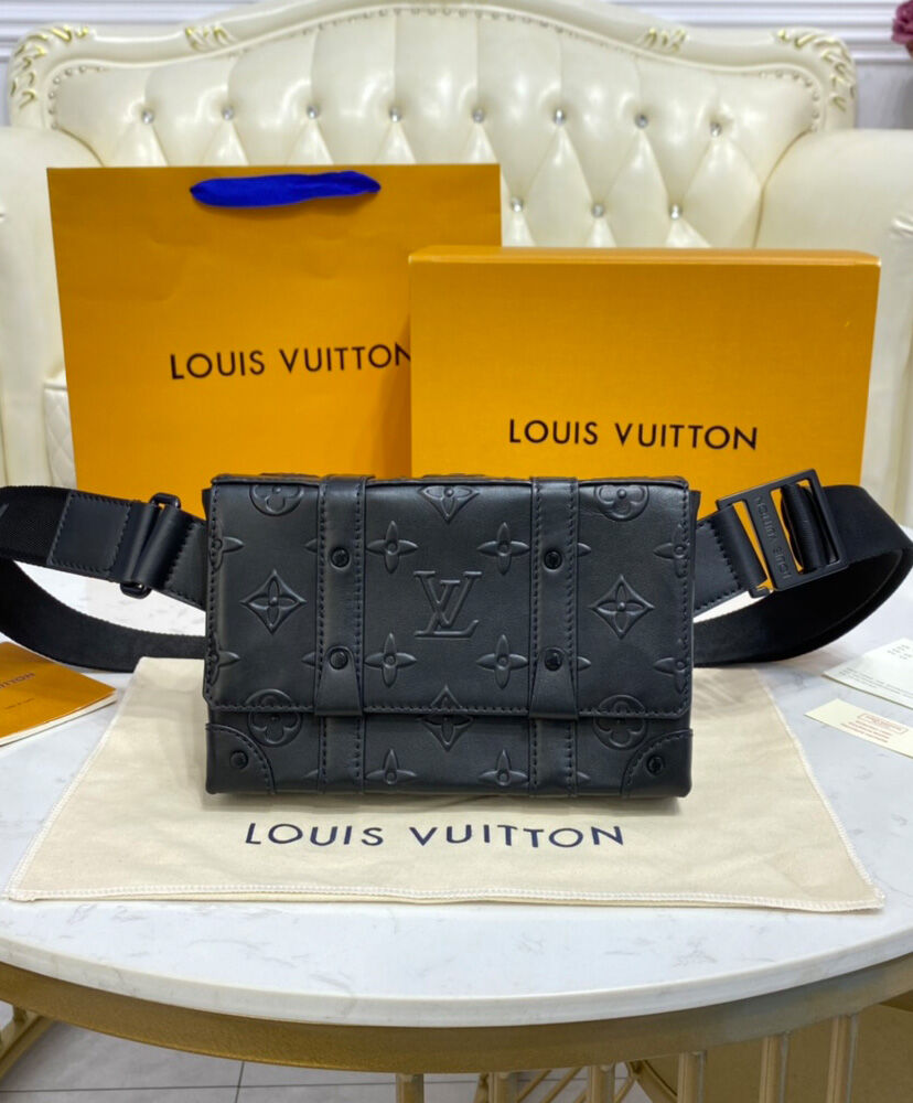 Louis Vuitton Trunk Slingbag M57952 Black