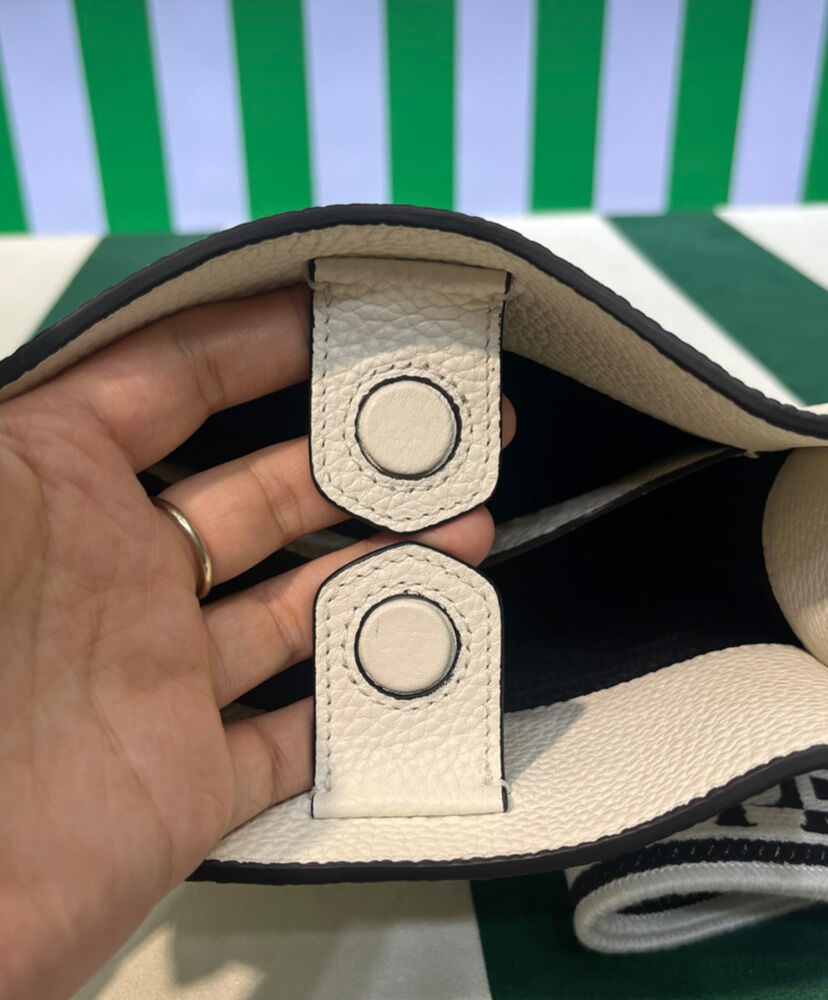 Prada Leather Mini Shoulder Bag 1BH191 Cream