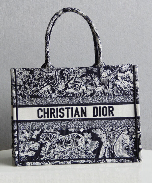 Christian Dior Small Dior Book Tote Black