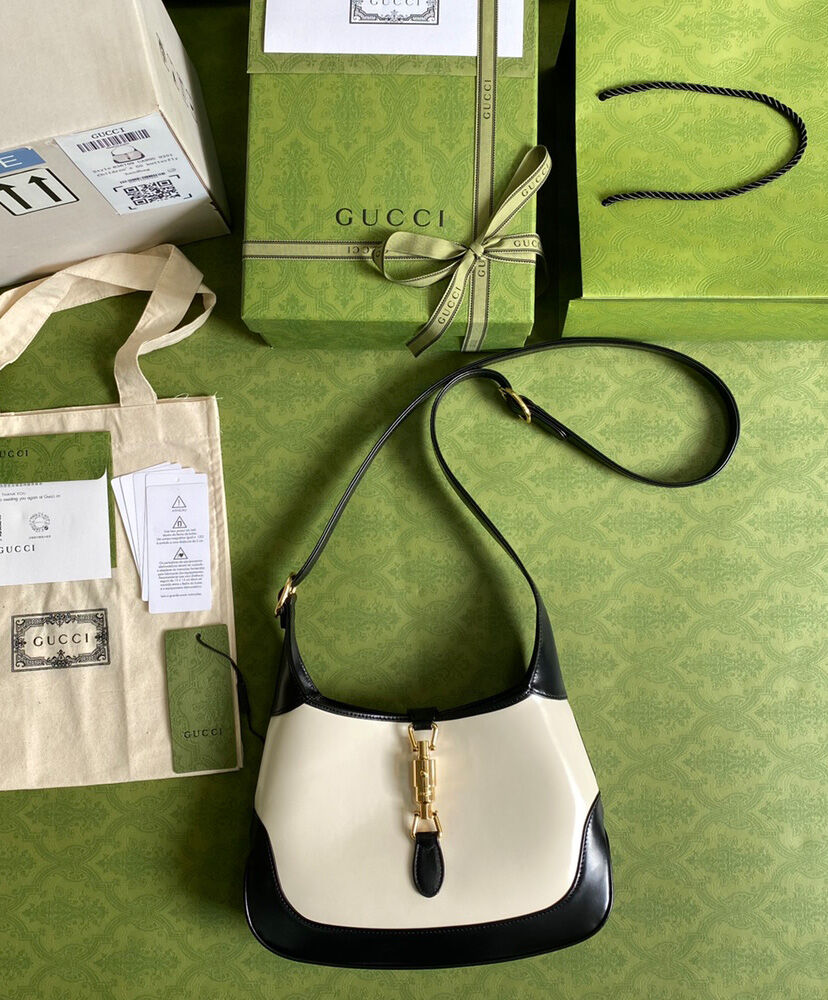 Gucci Jackie 1961 Small Shoulder Bag 636706 Cream