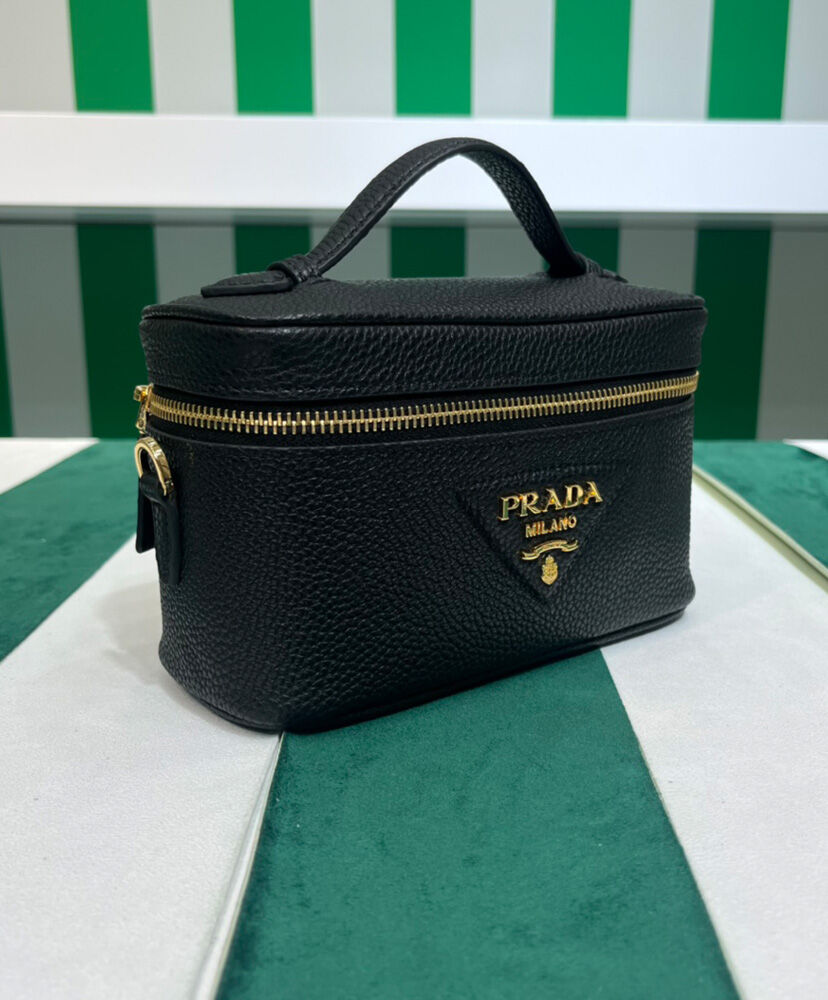 Prada Leather Mini-bag 1BH202 Black