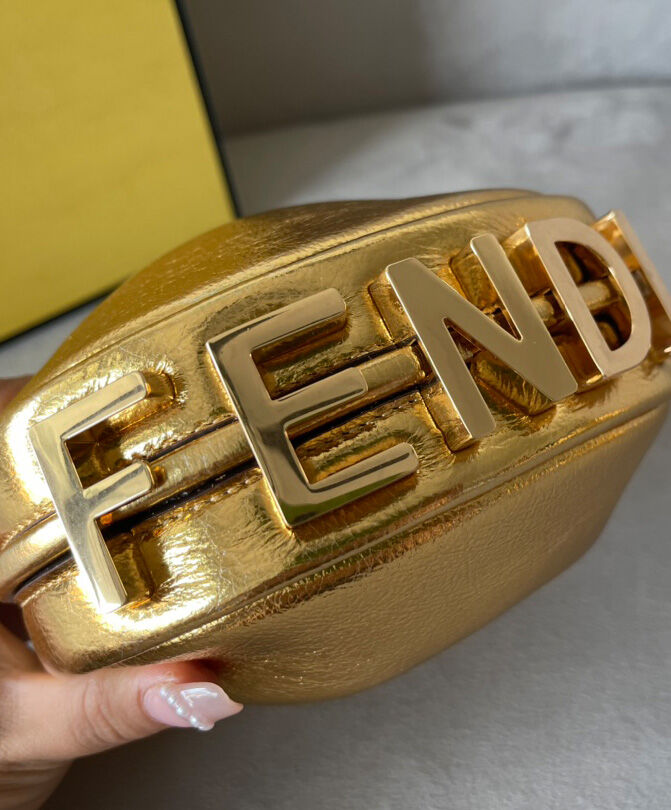 Fendi Nano Fendigraphy Golden
