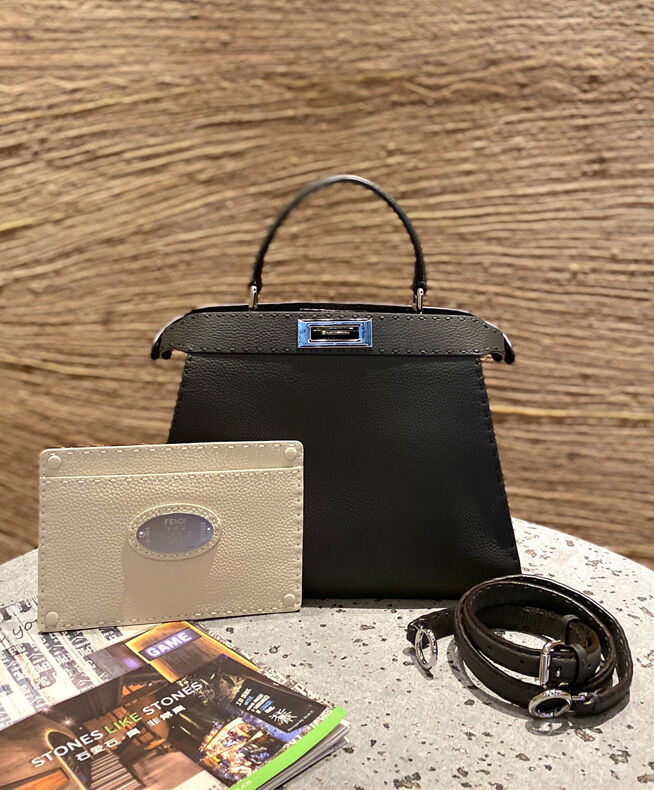 Fendi Peekaboo I Seeu Small 8BN327 Black