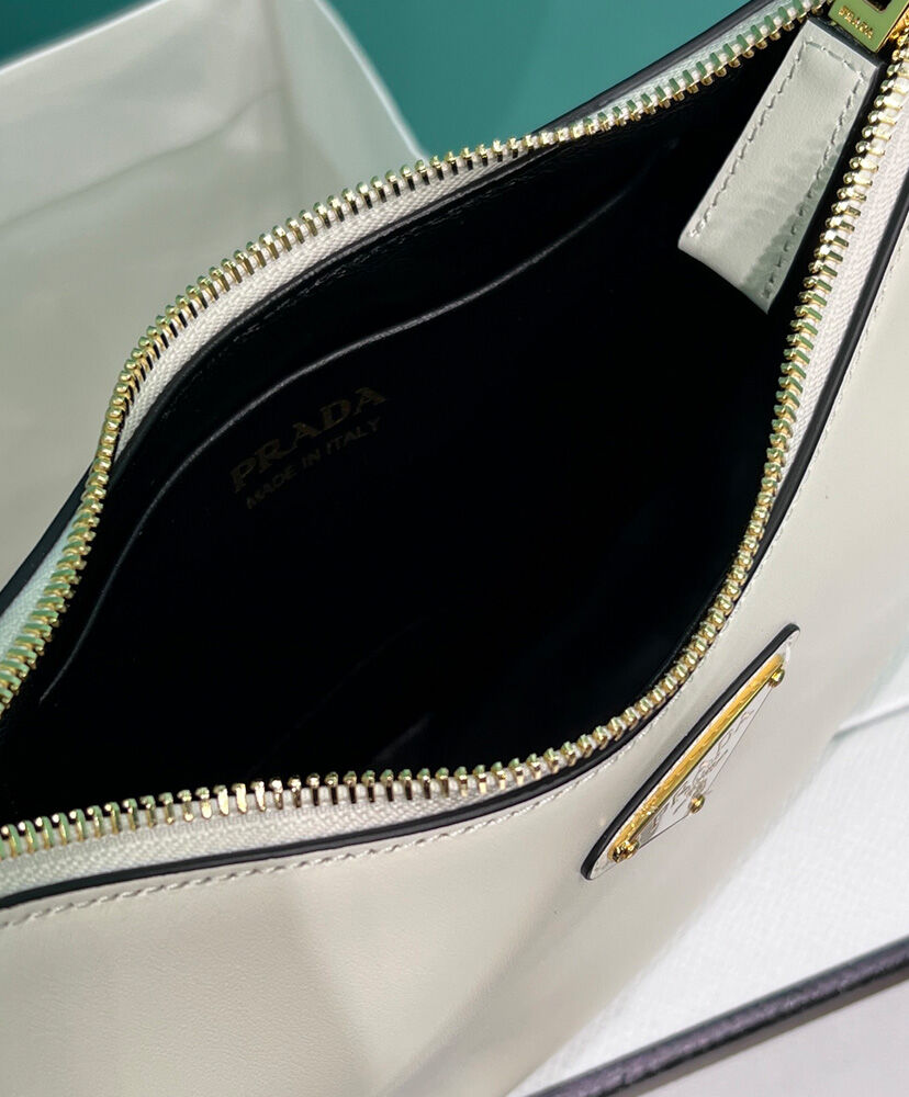 Prada Leather Shoulder Bag 1BC194 Cream