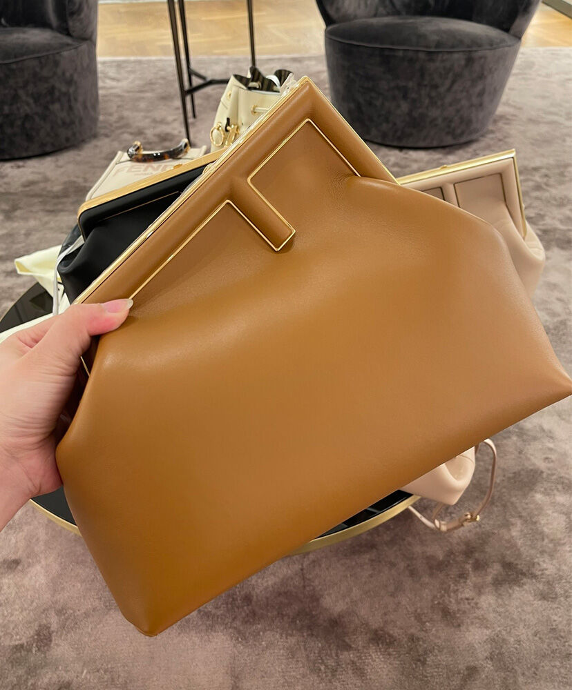 Fendi First Medium Coffee