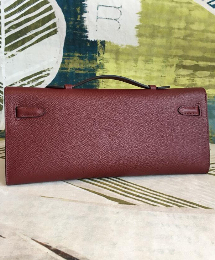 Hermes Kelly Cut Rouge H Mauve
