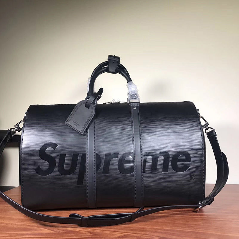 Louis Vuitton X Supreme Epi Keepall Bag