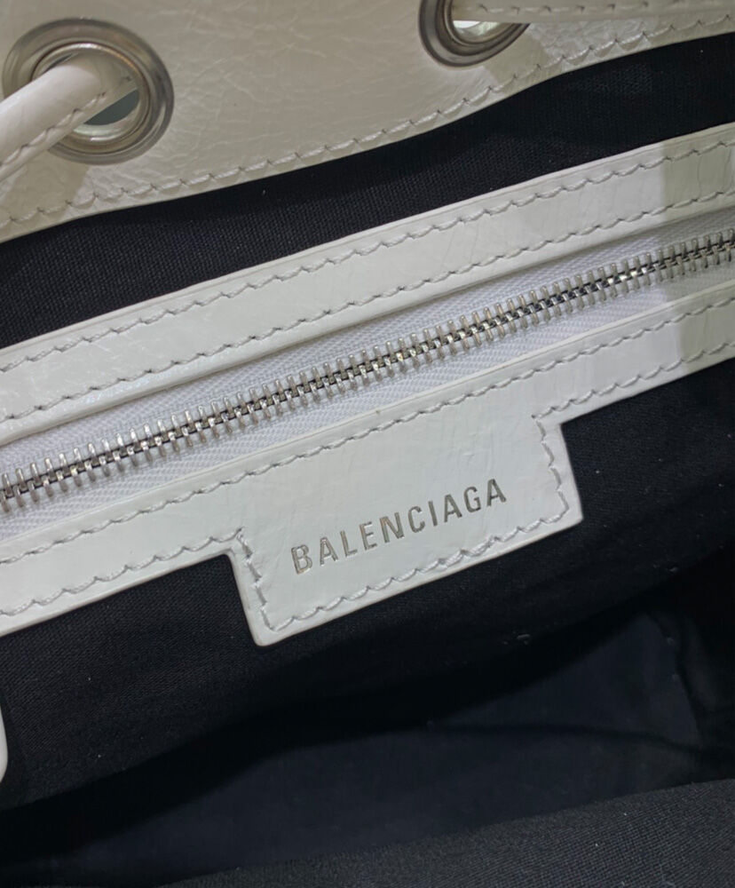Balenciaga Le Cagole XS Bucket Bag Cream