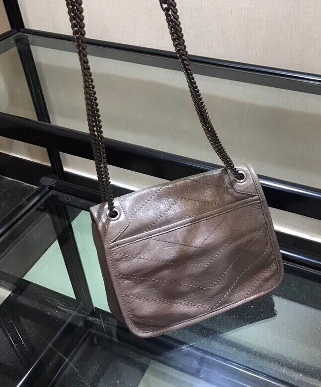 Saint Laurent Baby Niki Chain Bag 5330370 Gray