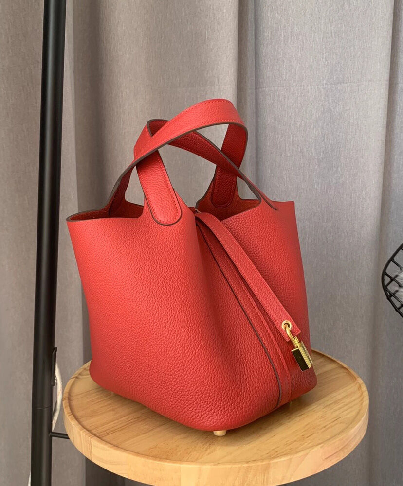 Hermes Picotin Lock Bag 22cm Red