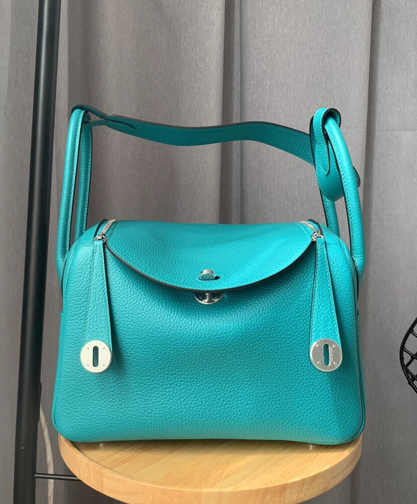 Hermes Linda Bag 26 Togo Leather Light Green