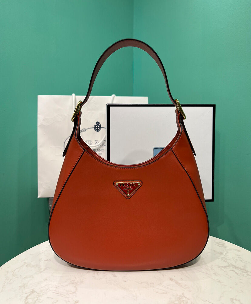 Prada Leather Shoulder Bag 1BC179 Red