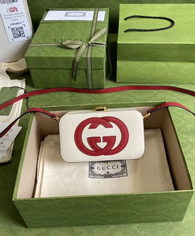 Gucci Interlocking G Mini Bag 658230 Cream
