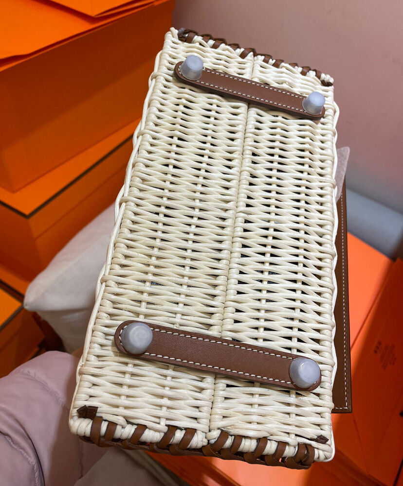 Hermes Birkin 25 Picnic Sellier Coffee