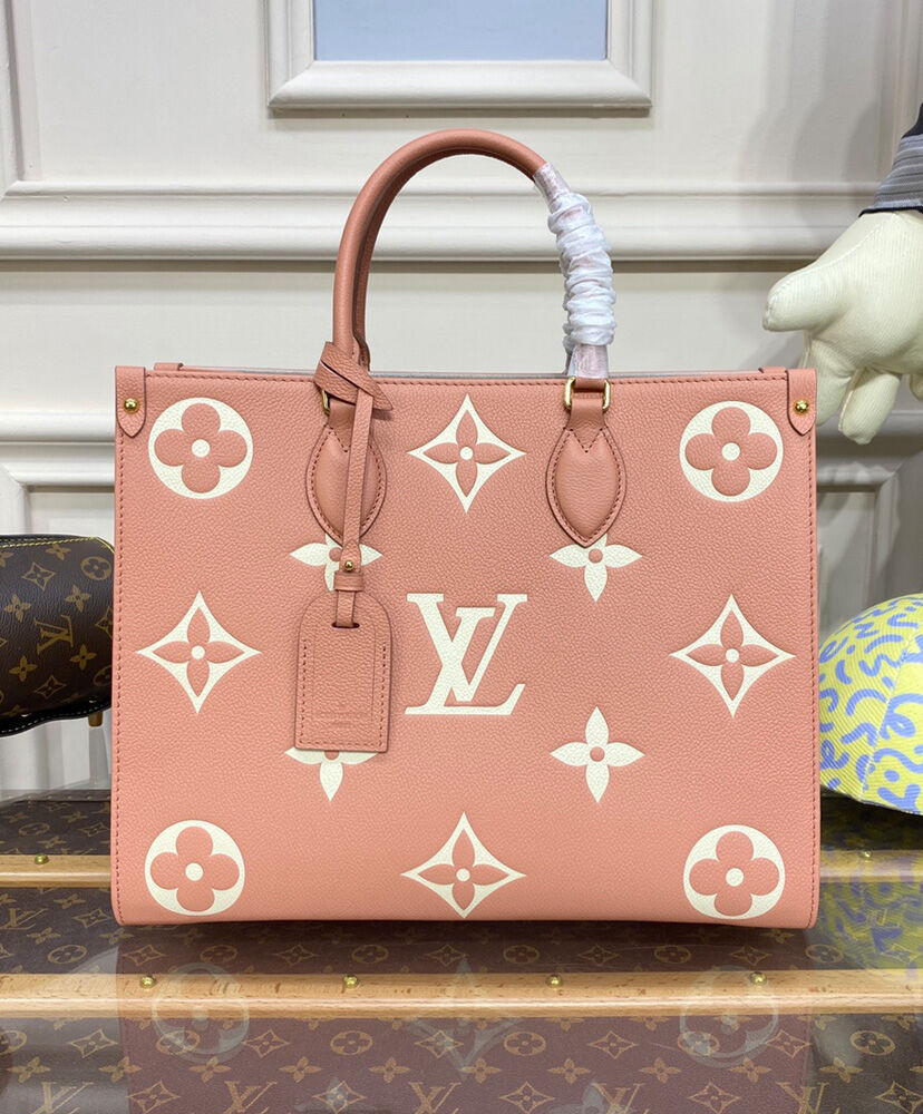 Louis Vuitton Onthego MM M46286 Peachblow