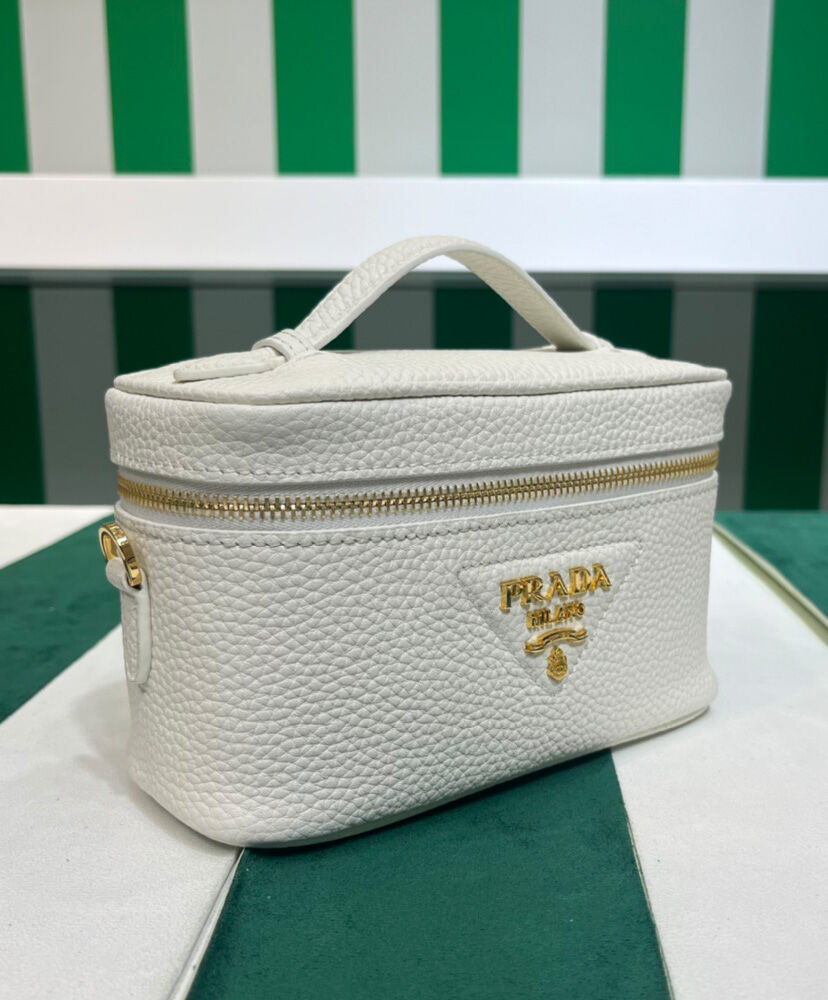 Prada Leather Mini-bag 1BH202 White