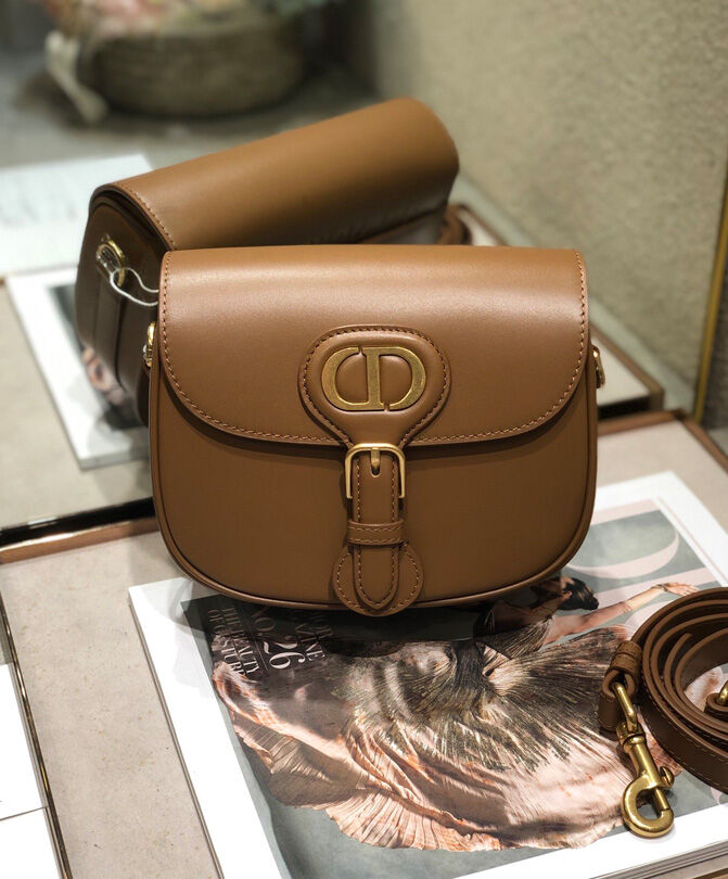 Christian Dior Small Dior Bobby Bag M9317 Coffee