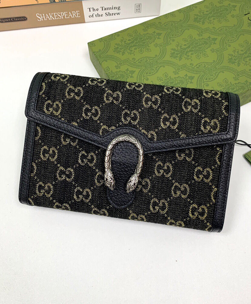 Gucci Dionysus GG Mini Chain Bag 476432 Black