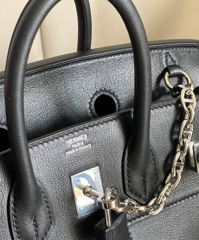 Hermes Birkin 25 Limited Edition Rock Black