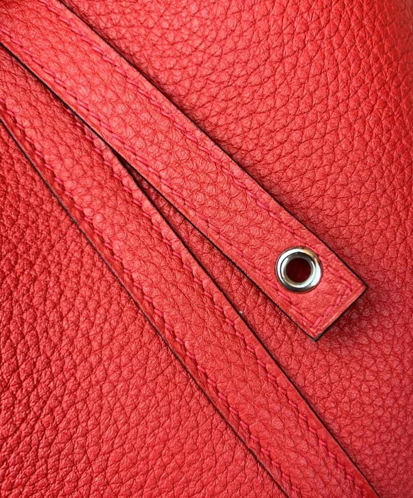 Hermes Picotin Lock Togo Bag 18cm Red