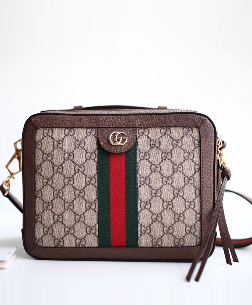 Gucci Ophidia small GG shoulder bag 550622 Dark Coffee