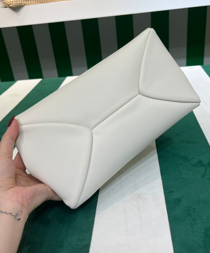 Prada Small Leather Bag Cream