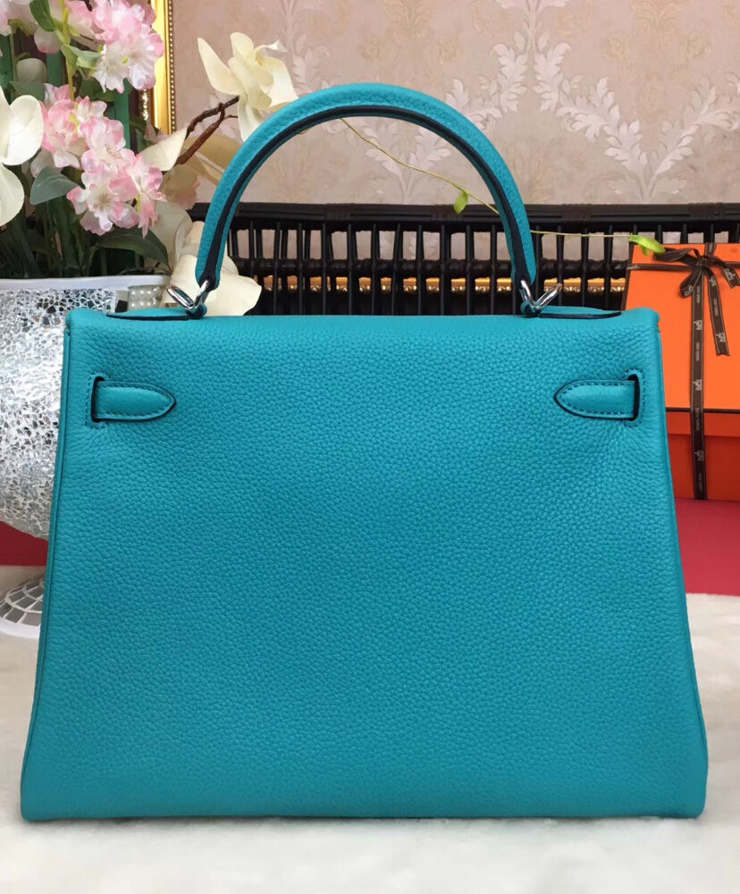Hermes Kelly Bag 28 Togo Leather Dark Blue
