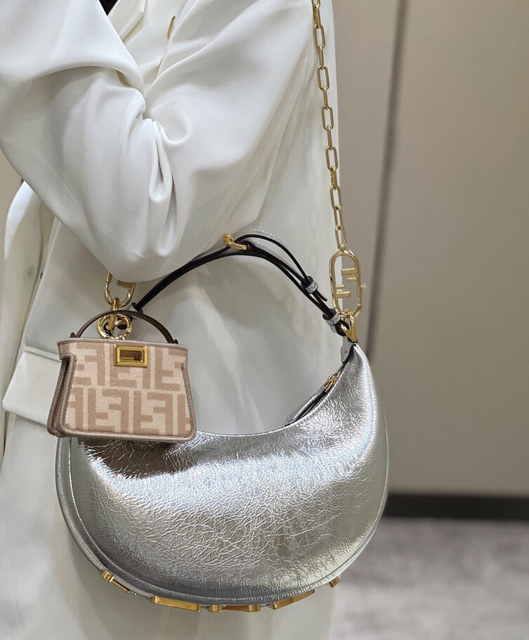Fendi Fendigraphy Small 8BR798 Silver