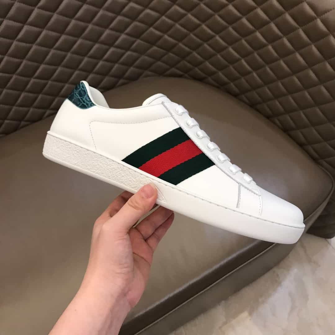 GUCCI ACE LEATHER SNEAKER   GC34