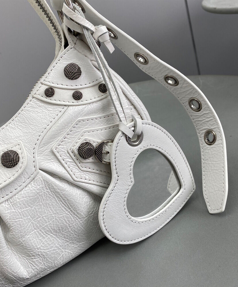 Balenciaga Le Cagole XS Shoulder Bag White