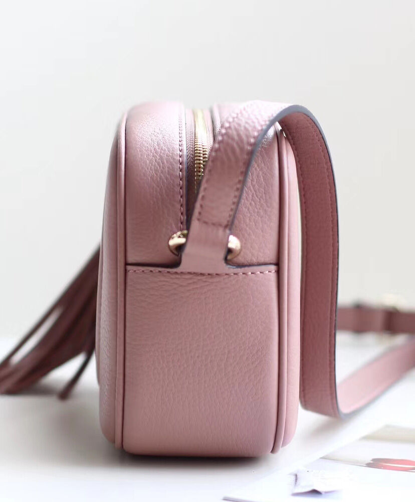 Gucci Soho small leather disco bag 308364 Pink