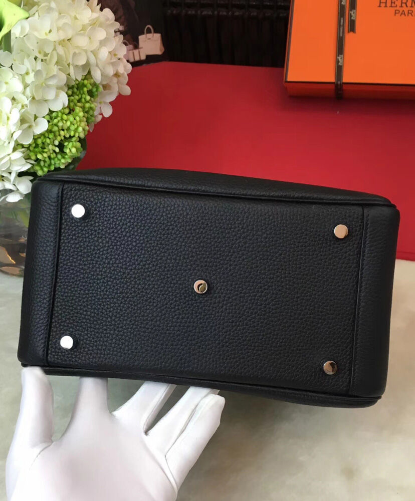 Hermes Linda Bag 26 Togo Leather Black