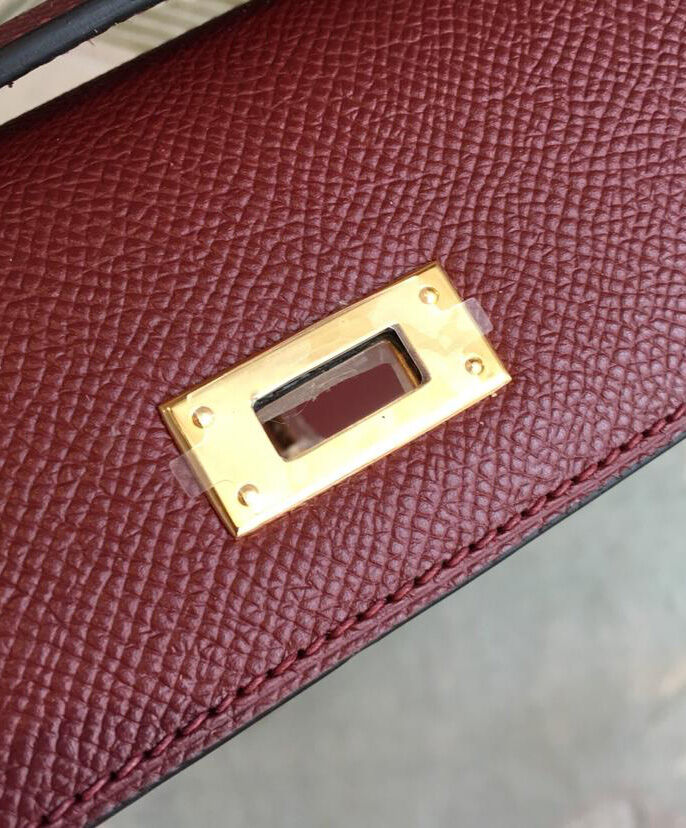 Hermes Kelly Cut Rouge H Mauve