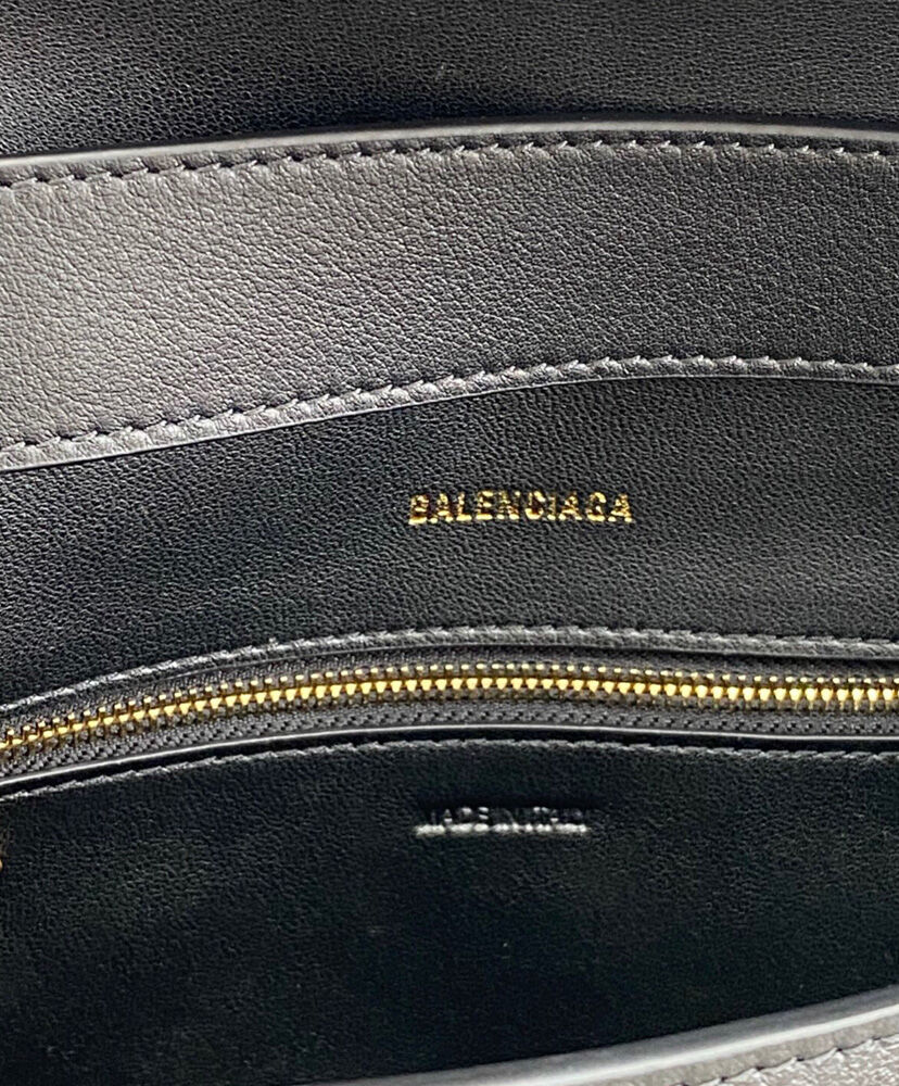 Balenciaga Downtown Small Shoulder Bag Black