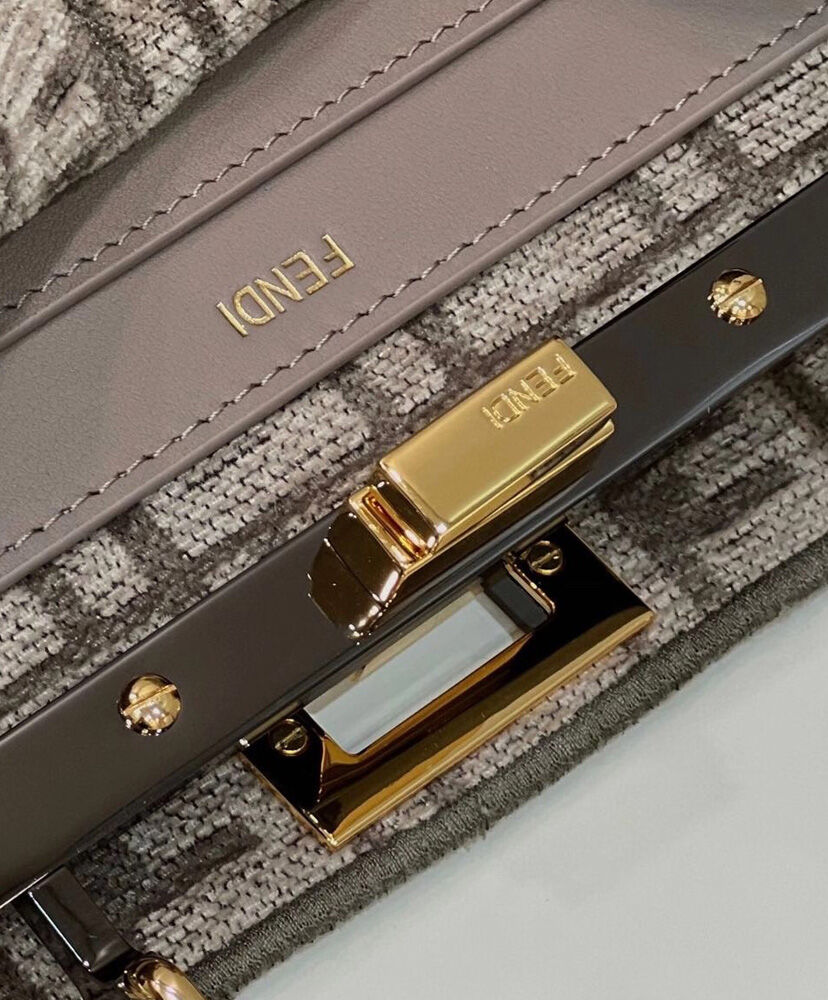 Fendi Peekaboo ISeeU Small 8BN327 Gray