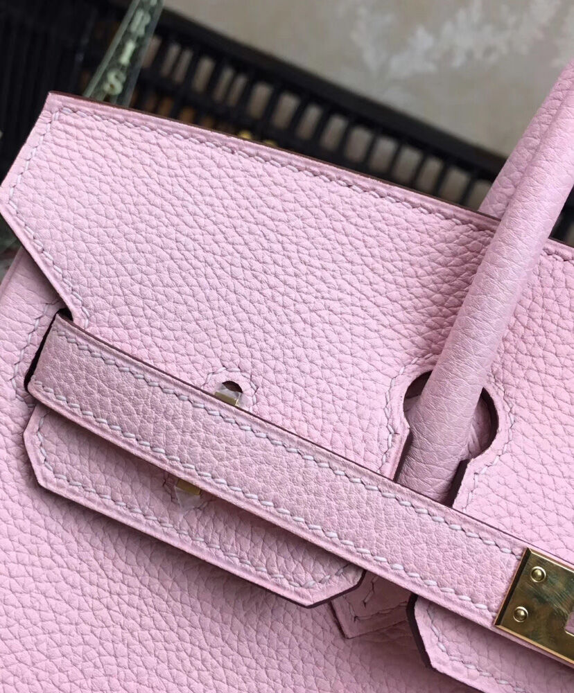 Hermes Birkin 25 Togo Leather Peachblow