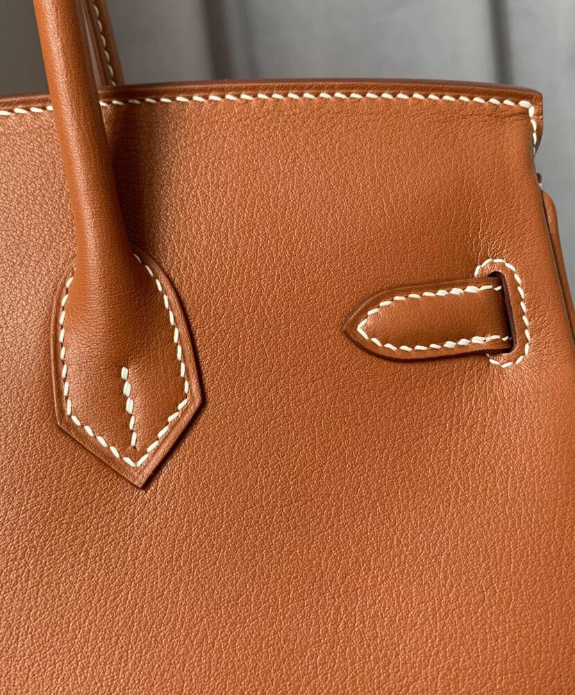 Hermes Birkin 25 Swift Leather Light Coffee