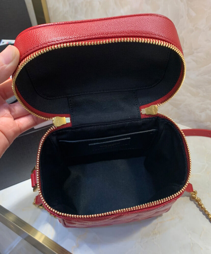 Saint Laurent 80 s Vanity Bag 649779 Red
