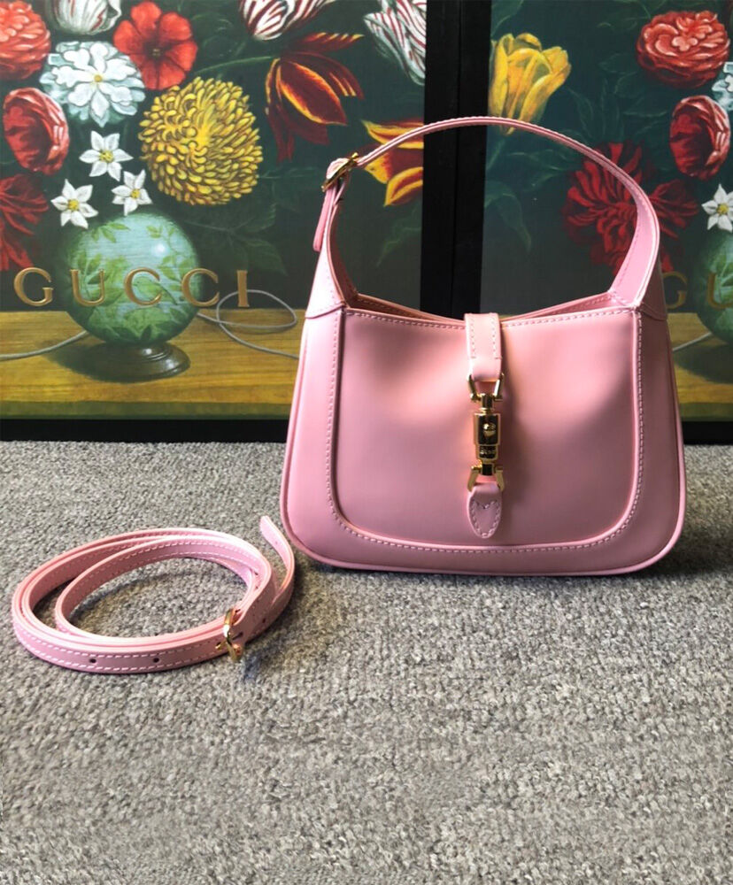 Gucci Jackie 1961 mini hobo bag 637091 Pink
