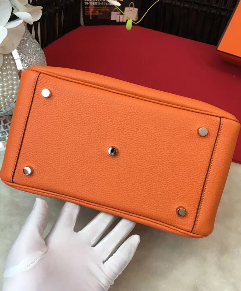 Hermes Linda Bag 26 Togo Leather Orange