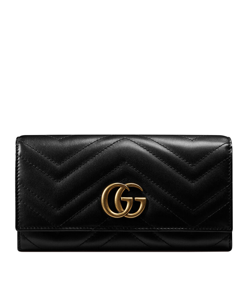 Gucci GG Marmont continental wallet 443436 Black
