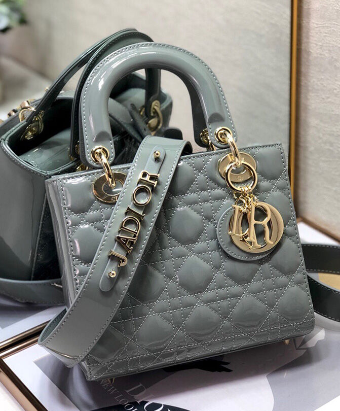 Christian Dior Small Lady Dior Bag Blue