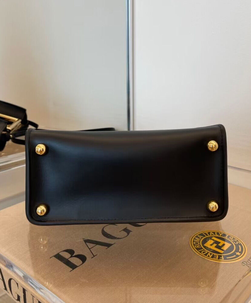 Fendi Way Small Leather Bag 8BS054 Black