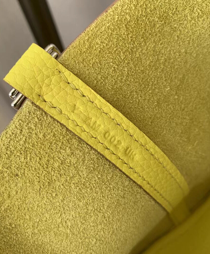 Hermes Picotin Lock Togo Bag 18cm Yellow