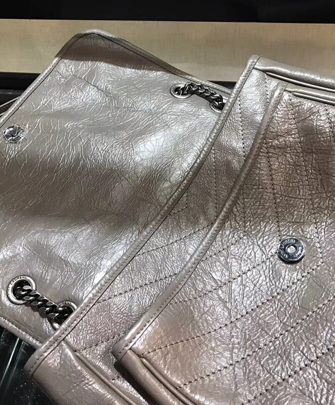 Saint Laurent Large Niki Chain Bag 4988940 Gray