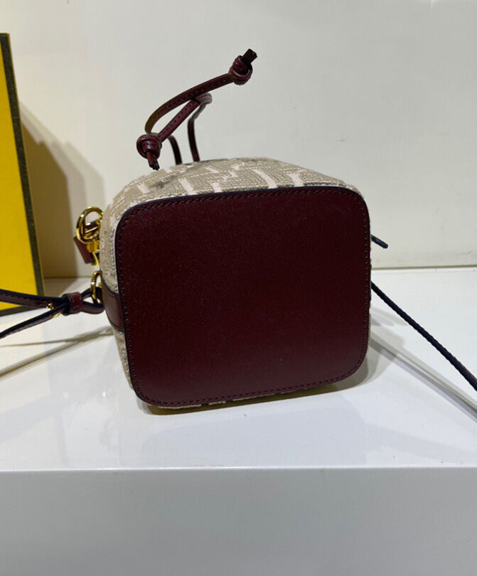 Fendi Mon Tresor Canvas Mini Bag 8BS010 Mauve